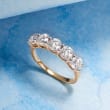 2.00 ct. t.w. Diamond Five-Stone Ring in 14kt Yellow Gold
