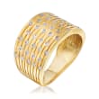 .50 ct. t.w. Diamond Multi-Row Ring in 14kt Yellow Gold