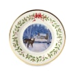Lenox 2018 Annual Porcelain Christmas Plate - Outdoor Cabin 28th Edition