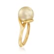 Mikimoto 11mm Golden South Sea Pearl Ring in 18kt Yellow Gold