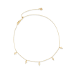 14kt Yellow Gold Multi-Cross Choker Necklace