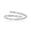 .23 ct. t.w. Diamond Bypass Ring in 14kt White Gold