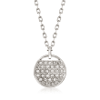 Swarovski Crystal &quot;Ginger&quot; Clear Crystal Pendant Necklace in Silvertone