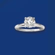 1.50 Carat Diamond Solitaire Ring in Platinum