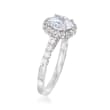 .64 ct. t.w. Diamond Engagement Ring Setting in 14kt White Gold