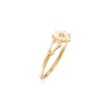 Child's 14kt Yellow Gold Heart Ring with Diamond Accent