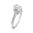 C. 1990 Vintage 2.10 ct. t.w. Diamond Ring in 18kt White Gold