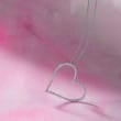 .10 ct. t.w. Diamond Sideways Heart Pendant Necklace in Sterling Silver