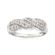 .24 ct. t.w. Diamond Twist Ring in Sterling Silver