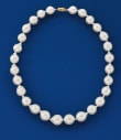 11-13mm Cultured Baroque South Sea Pearl Necklace with 14kt Gold