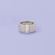 .10 ct. t.w. Diamond Byzantine Ring in Sterling Silver