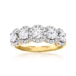 1.50 ct. t.w. Diamond Anniversary Ring in 14kt Yellow Gold