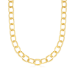 Italian Andiamo 14kt Yellow Gold Cable-Link Necklace