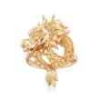 .30 ct. t.w. Citrine Dragon Ring in 14kt Yellow Gold