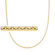 2.2mm 14kt Yellow Gold Cable-Chain Necklace