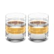 Michael Wainwright &quot;Truro&quot; Crystalline Glass Barware with 24kt Gold 2-pc. Double Old Fashion Glass Set - Tru...