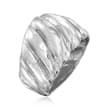 Italian Sterling Silver Shrimp Ring