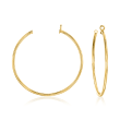 Italian .50 ct. t.w. CZ Jewelry Set: Stud Earrings and Hoop Earring Jackets in 18kt Gold Over Sterling