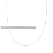 .8mm 14kt White Gold Adjustable Snake-Chain Necklace