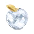 Swarovski Crystal Golden and Clear Crystal Apple Figurine