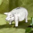 Reed & Barton Classic Silver-Plated Piggy Coin Bank