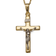 14kt Yellow Gold Crucifix Necklace