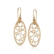 Roberto Coin &quot;Bollicine&quot; 18kt Yellow Gold Drop Earrings  