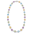 40.00 ct. t.w. Multi-Gemstone Necklace in Sterling Silver