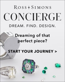 Ross-Simons Concierge Service. Dream. Find. Design. Dreaming of that perfect piece? Start your journey. Image of rings, loose stones and jewelry tool.