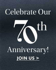 Celebrate Our 70th Anniversary! Join Us