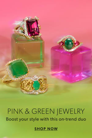 Pink & Green Jewelry. Boost your style with this on-trend duo. Shop Now