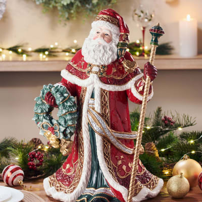 Holiday Home Decor. Image featuring a Santa Claus