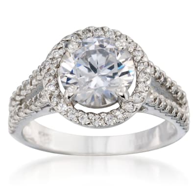 Halo Engagement Ring. Image Featuring Halo Engagement Ring