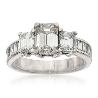 3-Stone Engagement Rings. Image Featuring 3-Stone Engagement Ring
