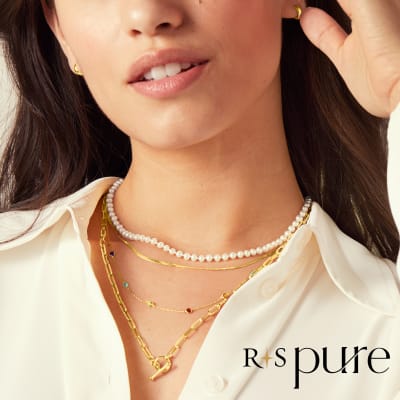 Minimalist fine jewelry. Shop RS Pure