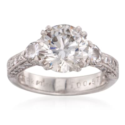 Vintage Engagement Rings. Image Featuring Vintage Engagement Ring