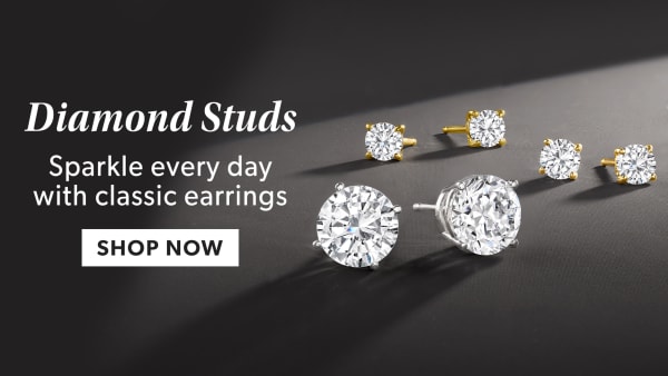 Diamond Studs. Sparkle Every Day With Classic Earrings. Shop Now