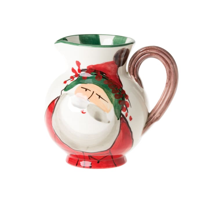 Vietri &quot;Old St. Nick&quot; Pitcher from Italy
