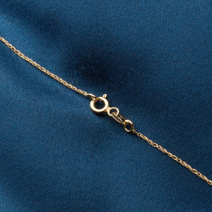 Italian 1mm 14kt Yellow Gold Rope-Chain Necklace | Ross-Simons