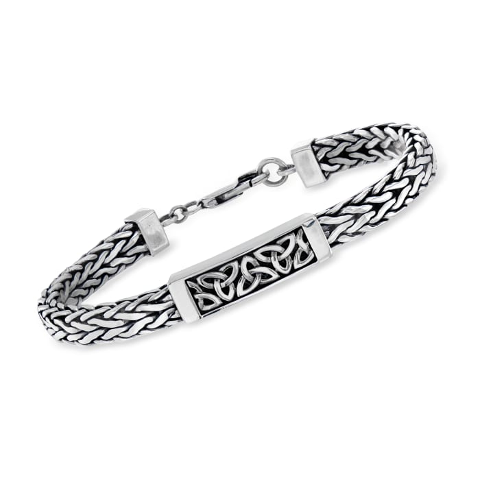 Sterling Silver Trinity Knot Bracelet