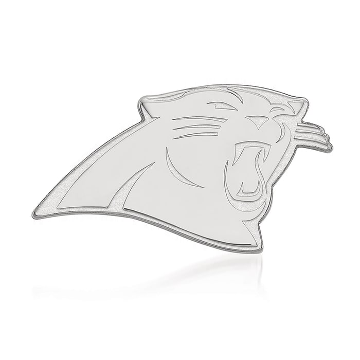 Sterling Silver NFL Carolina Panthers Lapel Pin