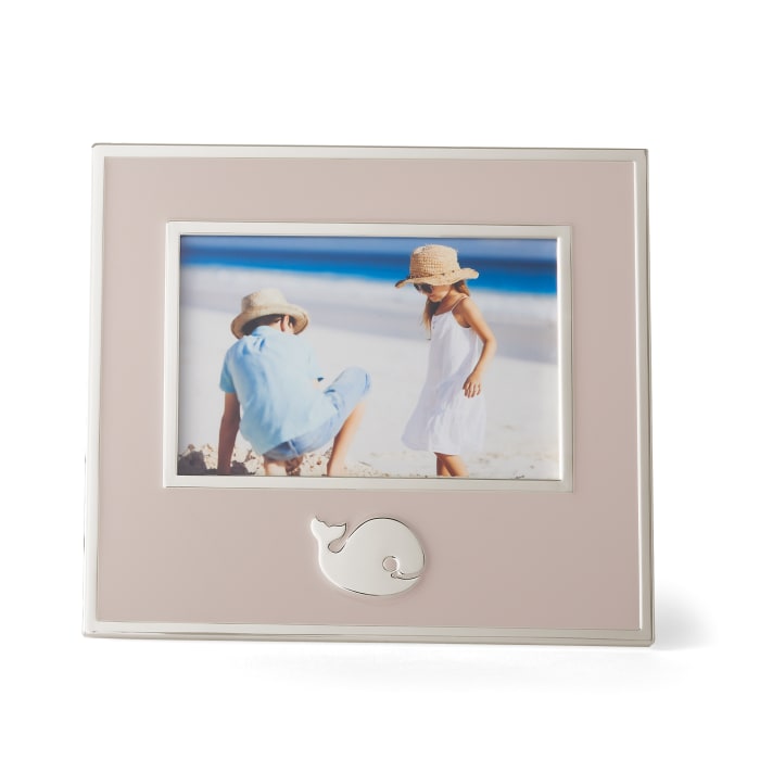 Reed and Barton &quot;Mystic Sea&quot; Pink Whale Picture Frame