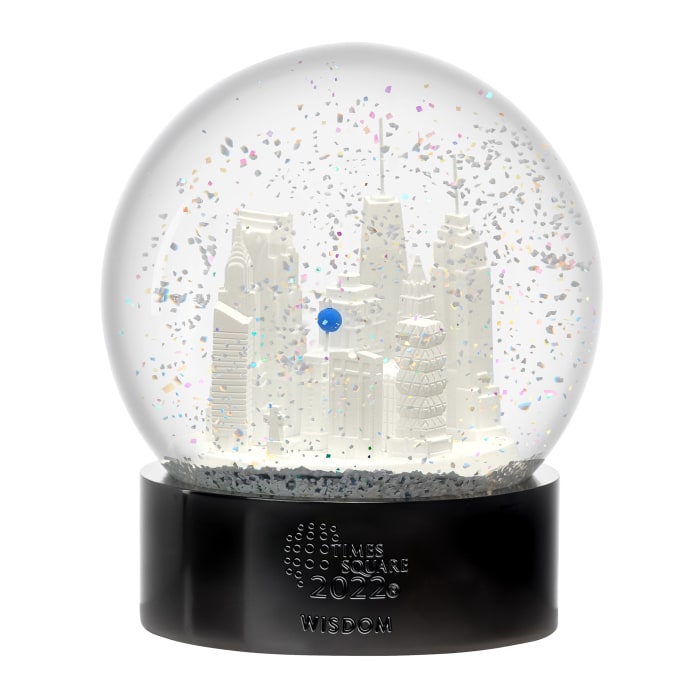 Waterford Crystal Times Square 2022 Snow Globe RossSimons