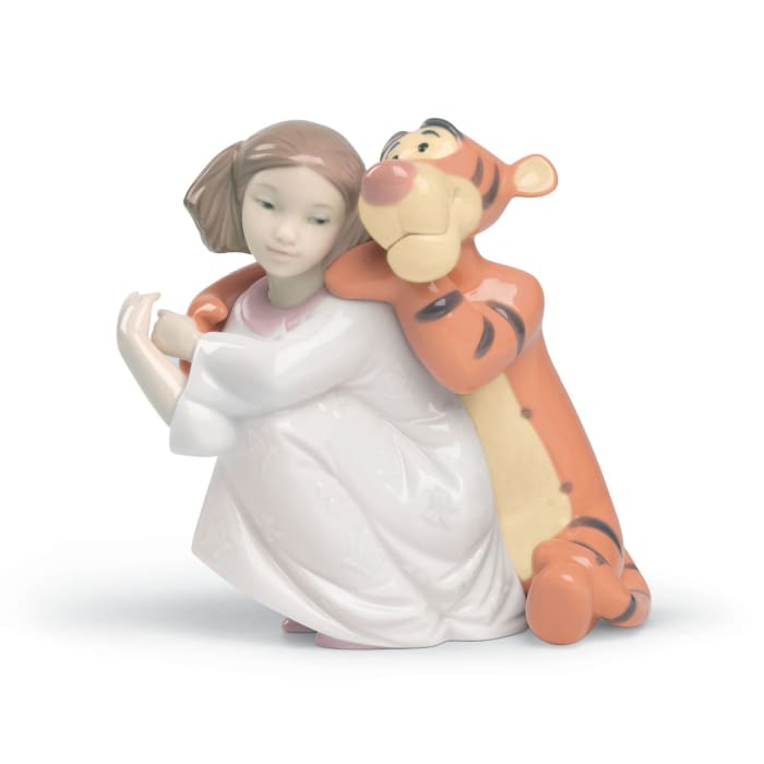 Nao &quot;Hugs with Tigger&quot; Porcelain Figurine