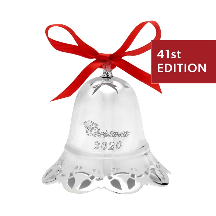 Towle 2020 Annual Silver Plate Musical Bell Ornament - 40th Edition