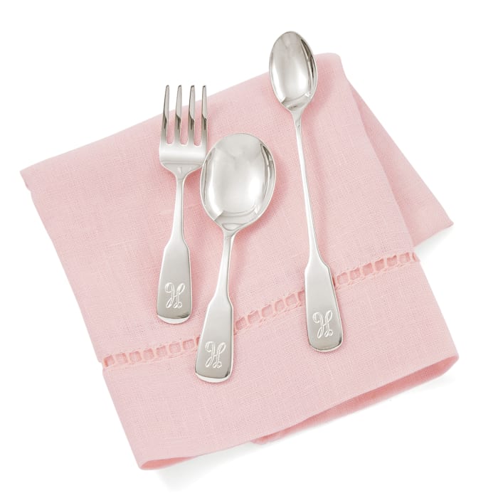Empire Baby's Colonial Personalized Sterling Silver Flatware