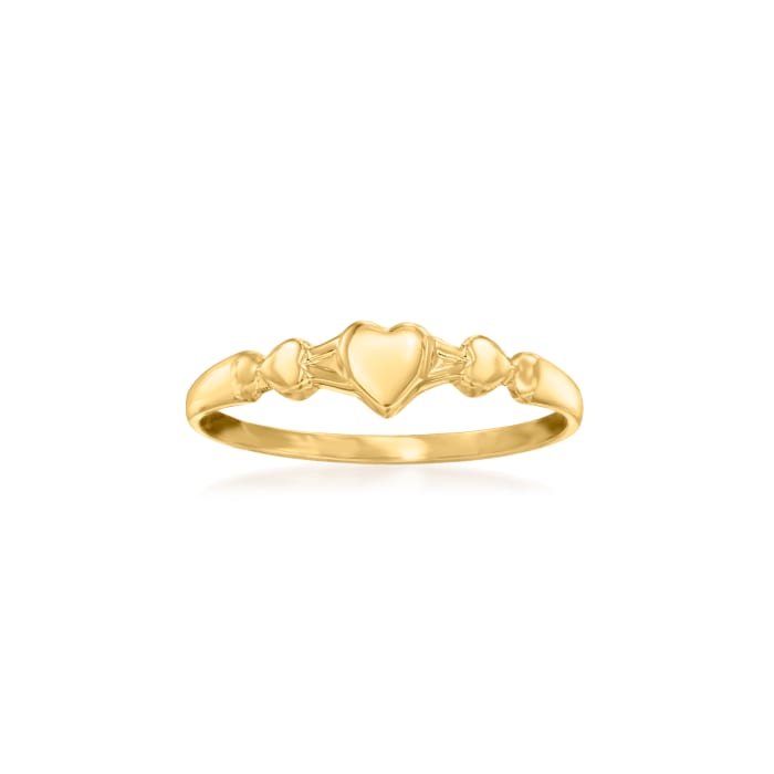 Baby's 14kt Yellow Gold Heart Ring