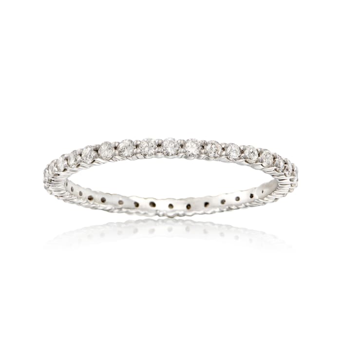 .50 ct. t.w. Diamond Eternity Band in Sterling Silver