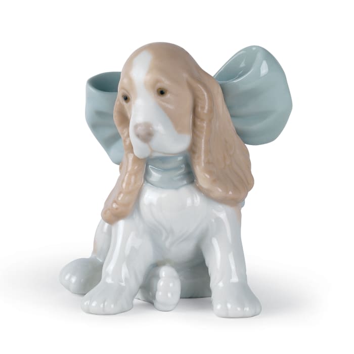 Nao &quot;Puppy Present&quot; Porcelain Figurine
