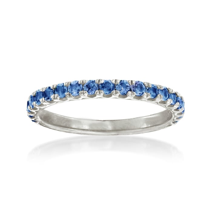 .75 ct. t.w. Sapphire Ring in Sterling Silver